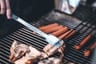 Ribs grilling at a Sunday Roast event